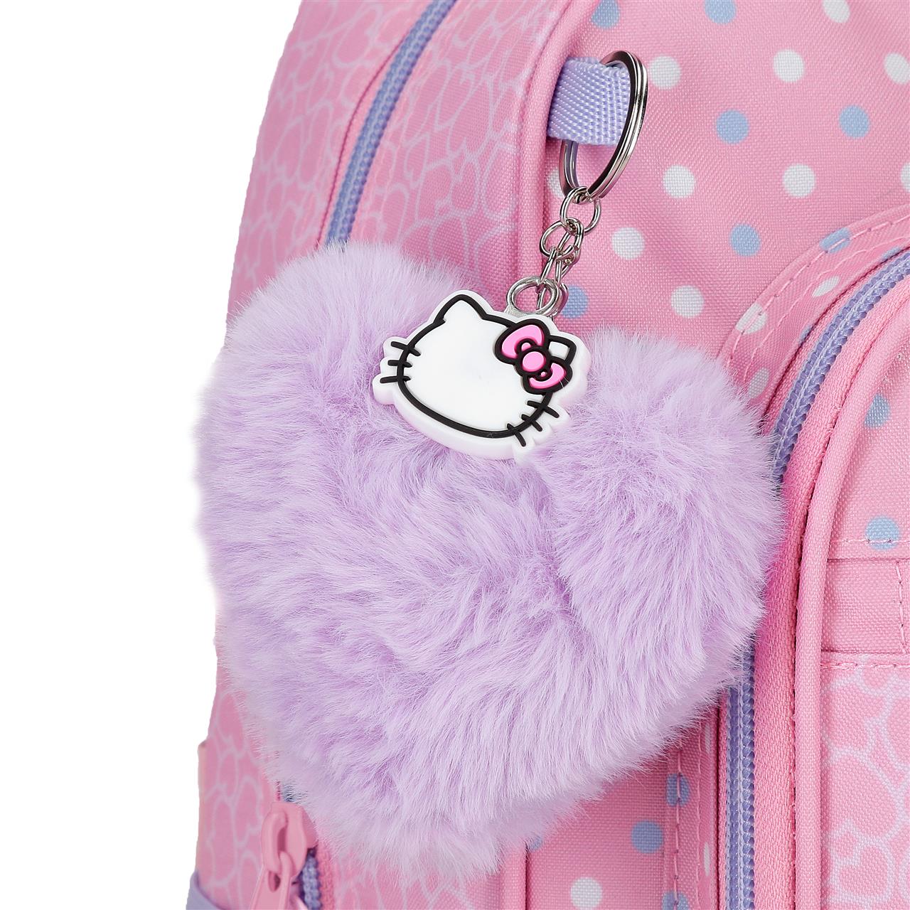 20321T1 MOCHILA ADAP. 25CM. C/CARRO. HELLO KITTY HEARTS & DO - Image 5