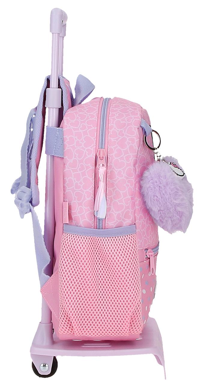 20322T1 MOCHILA ADAP. 28CM. C/CARRO. HELLO KITTY HEARTS & DO - Image 5