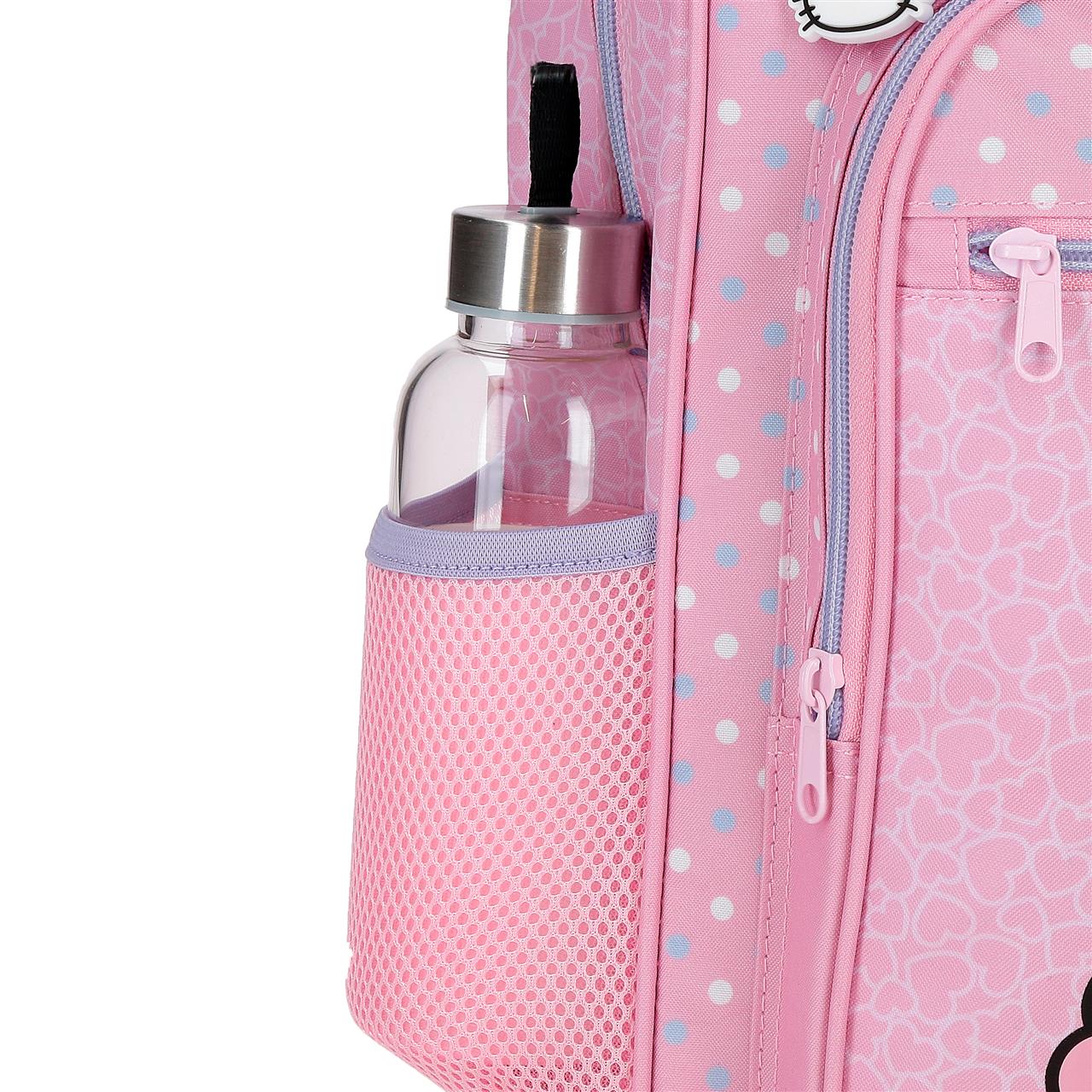 20322T1 MOCHILA ADAP. 28CM. C/CARRO. HELLO KITTY HEARTS & DO - Image 6