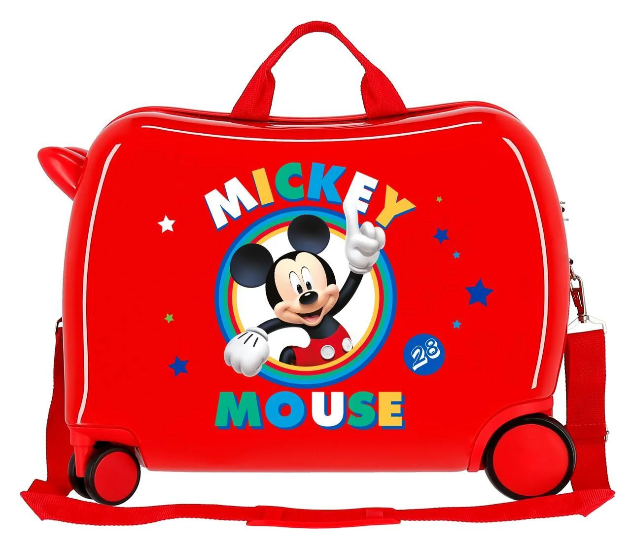 2039822 MALETA INF.ABS 4R.(2 MULTID.)CIRCLE MICKEY ROJO - Image 3