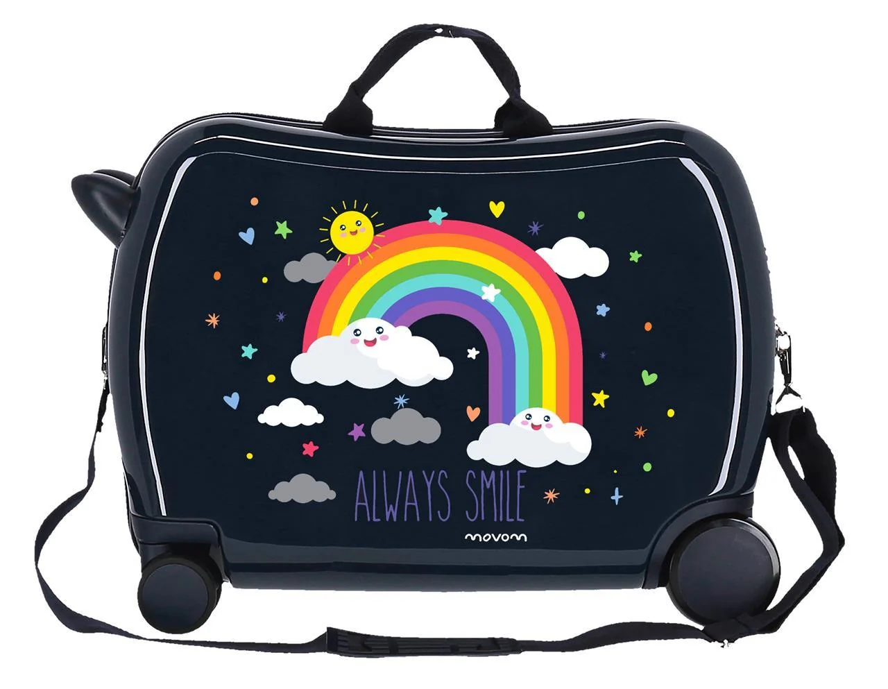 2189823 MALETA INF.ABS 4R.ARCOIRIS MOVOM ALWAYS SMILE MARINO - Image 3