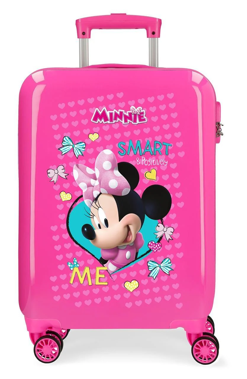 22314E1 TROLLEY ABS 55CM.4R.MINNIE HAPPY HELPERS-VR