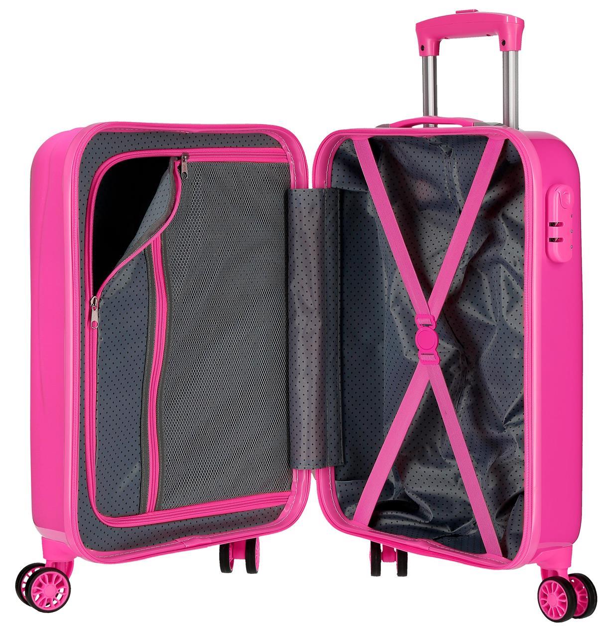 2271722 TROLLEY ABS 55CM.4R. MINNIE GOLDEN DAYS FUCSIA - Image 5