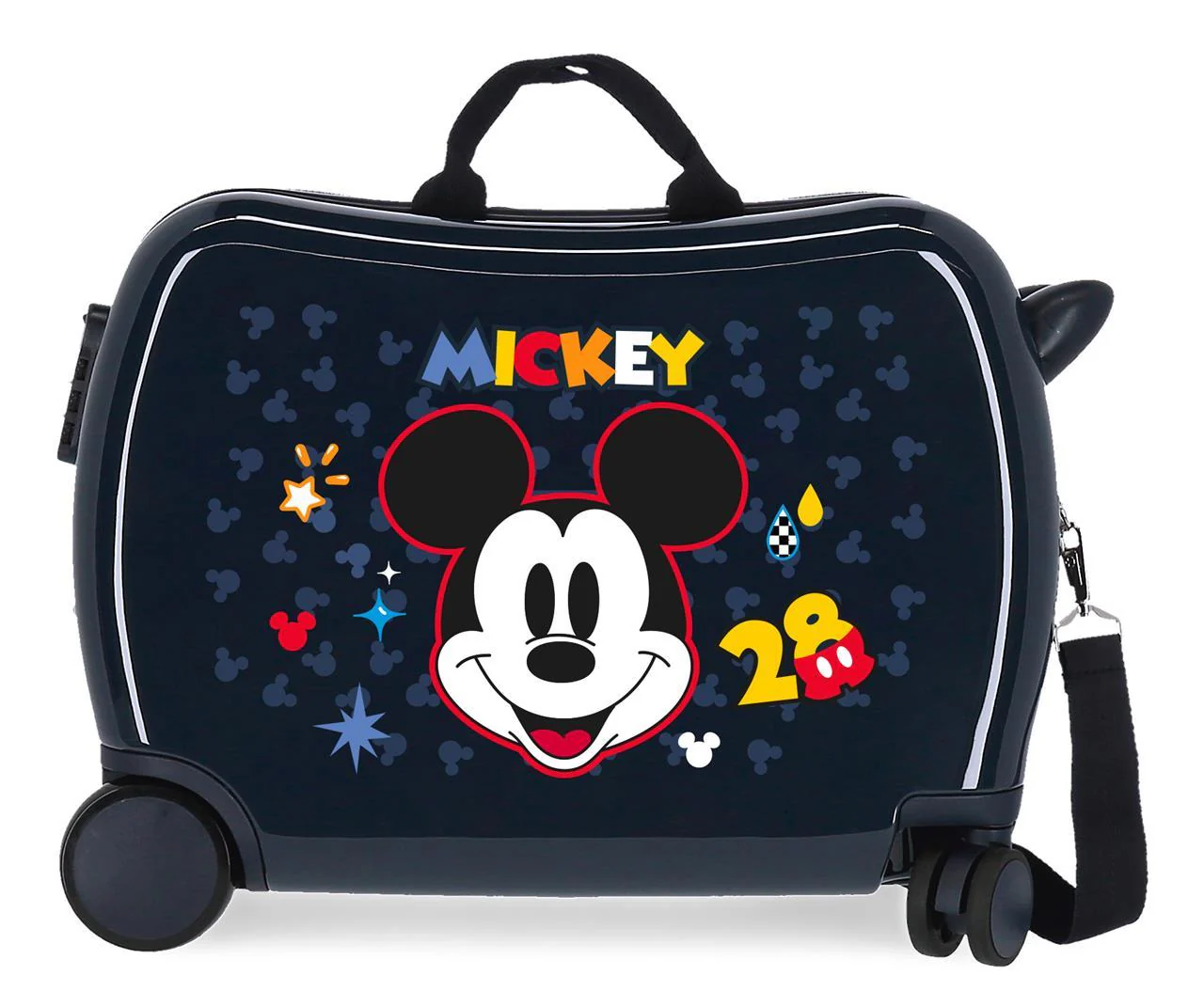 2629822 MALETA INF.ABS 4R.(2 MULTI.) 50CM. MICKEY GET MOVING