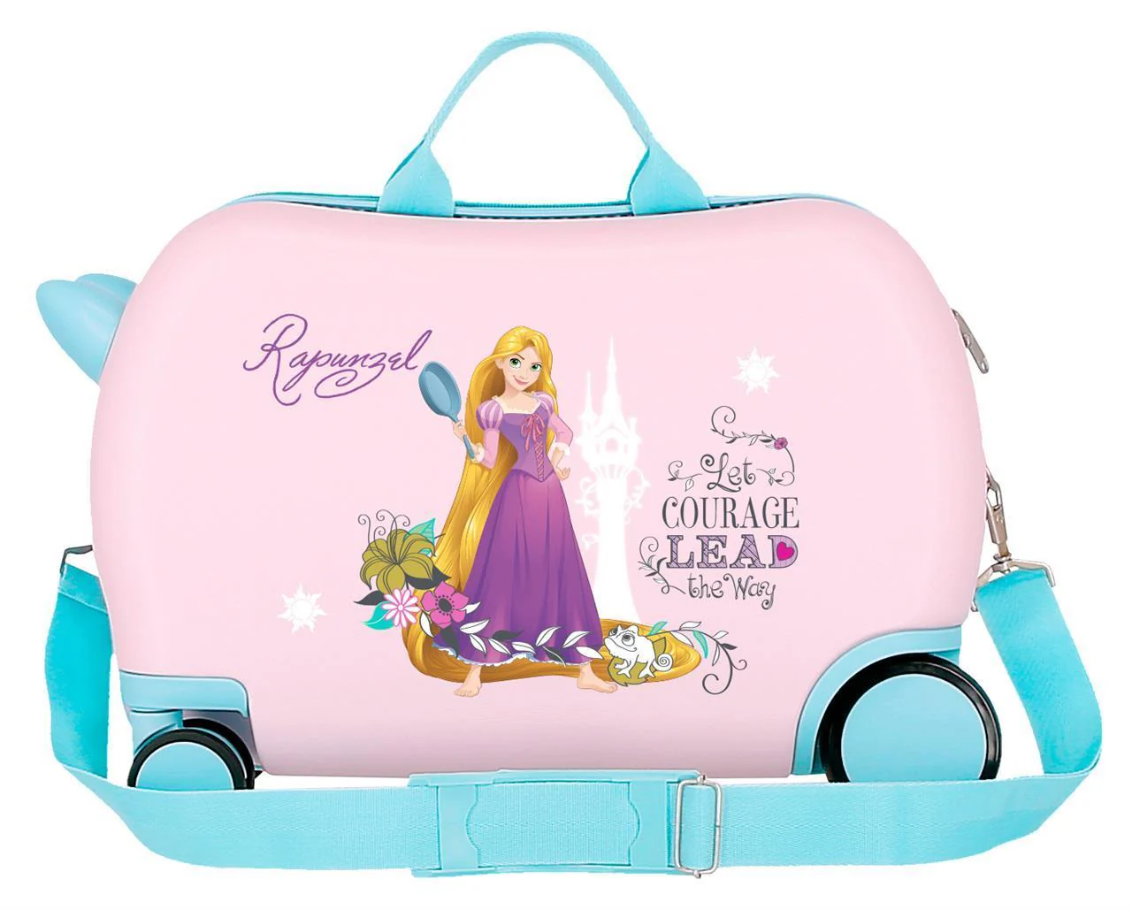 2671021 MALETA INF.ABS 4R.(2 MULTI.) 45CM. RAPUNZEL ROSA - Image 3