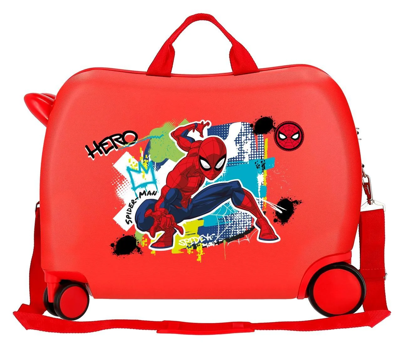 2939821 MALETA INF.ABS 4R.(2 MULTI) SPIDERMAN URBAN ROJO - Image 2