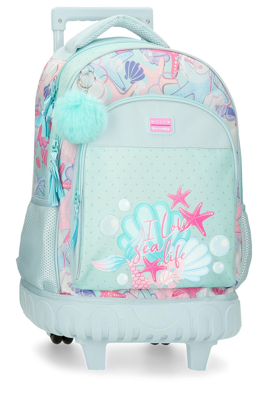 3052941 MOCHILA COMPACT 2R. MOVOM I LOVE SEA LIFE