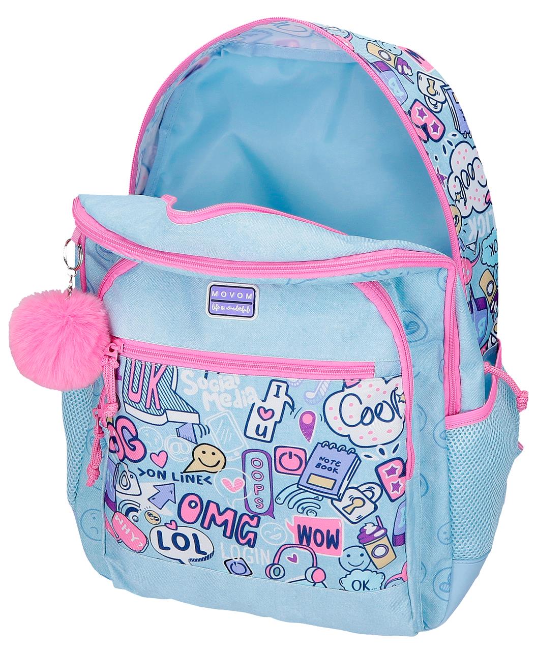 30726T1 MOCHILA ADAP. 44CM 2C. C/CARRO. MOVOM POWER GIRL - Image 2