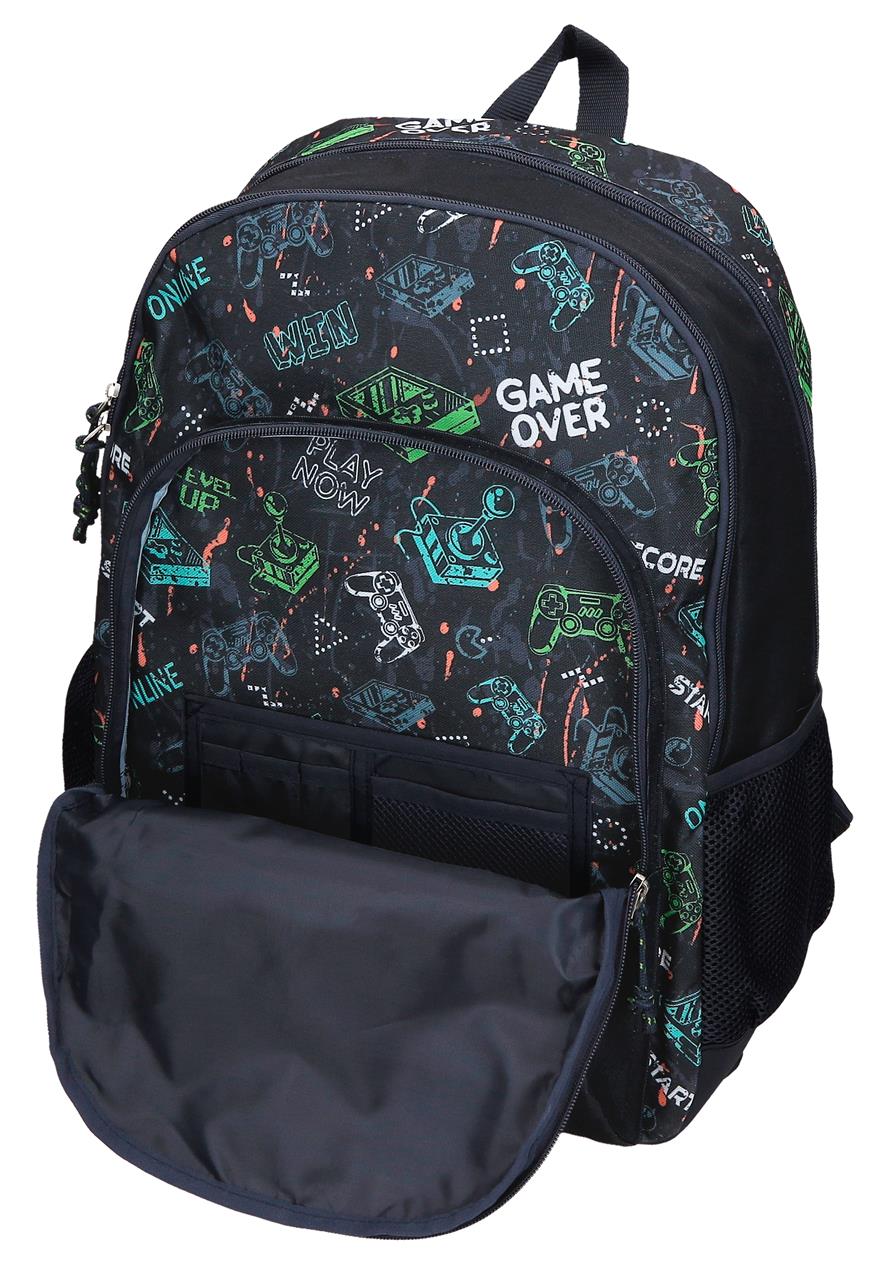 30926T1 MOCHILA ADAP. 44CM 2C. C/CARRO. MOVOM GAME OVER - Image 3