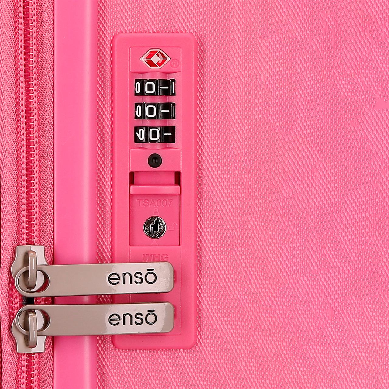 3199145 TROLLEY ABS 55CM.4R.ENSO STITCH PLAYFUL FUCSIA - Image 8