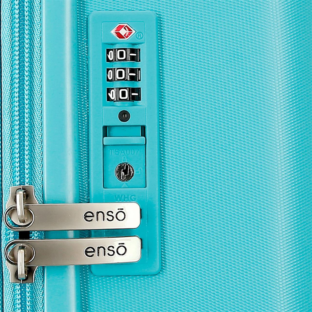 3199146 TROLLEY ABS 55CM.4R.ENSO STITCH PLAYFUL AZUL TURQUES - Image 8