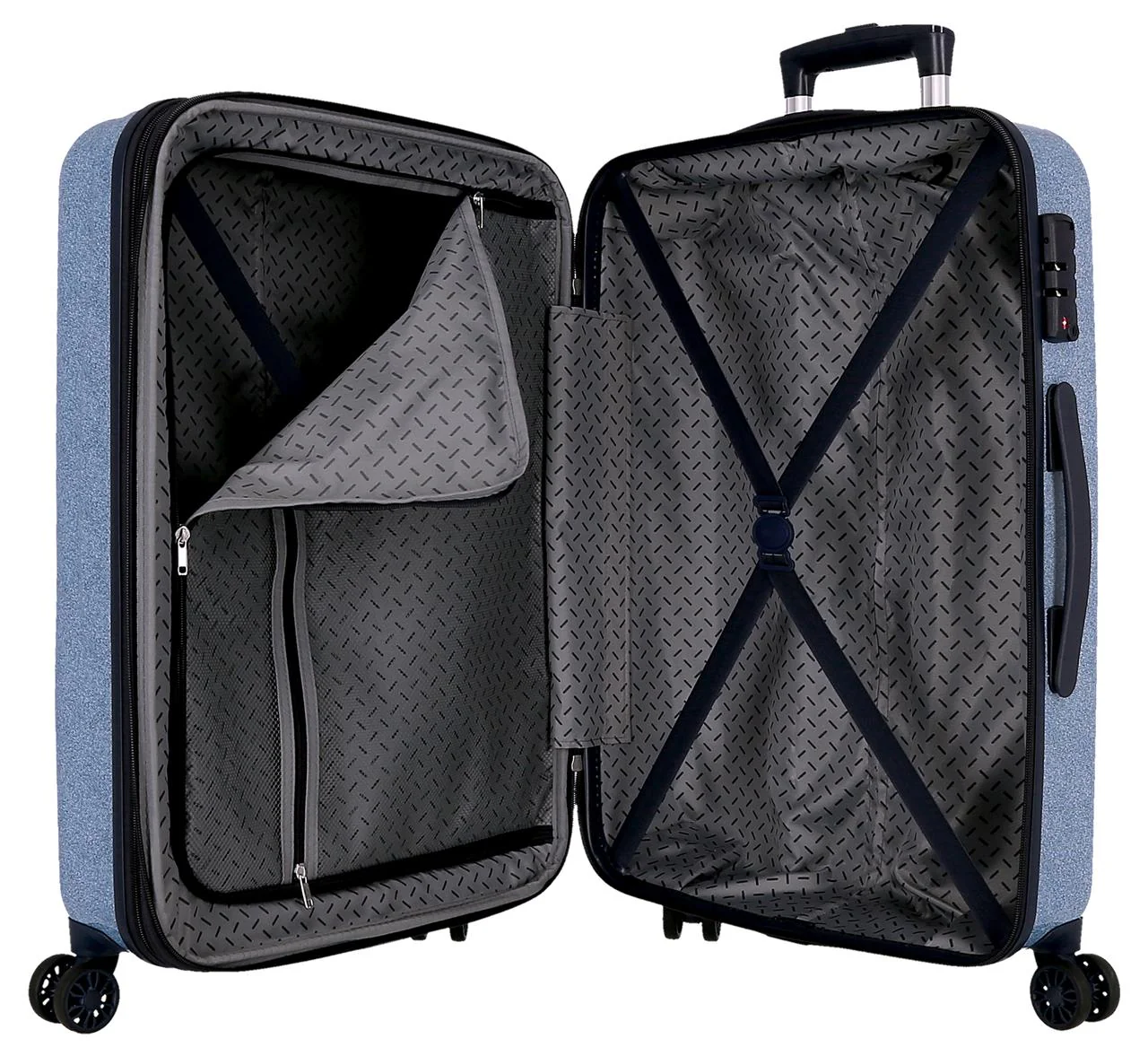 3261241 TROLLEY ABS 65CM.4R MOVOM SPRING VIBES DENIM - Image 3