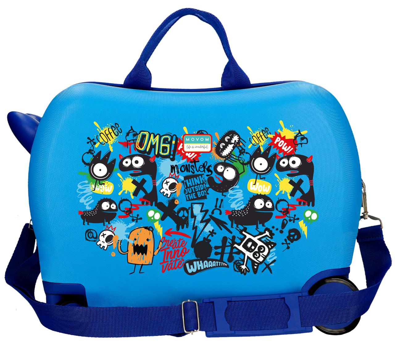 3279842 MALETA INF.ABS 4R.(2 MULTI.) 50CM. MOVOM MONSTERS AZ - Image 3