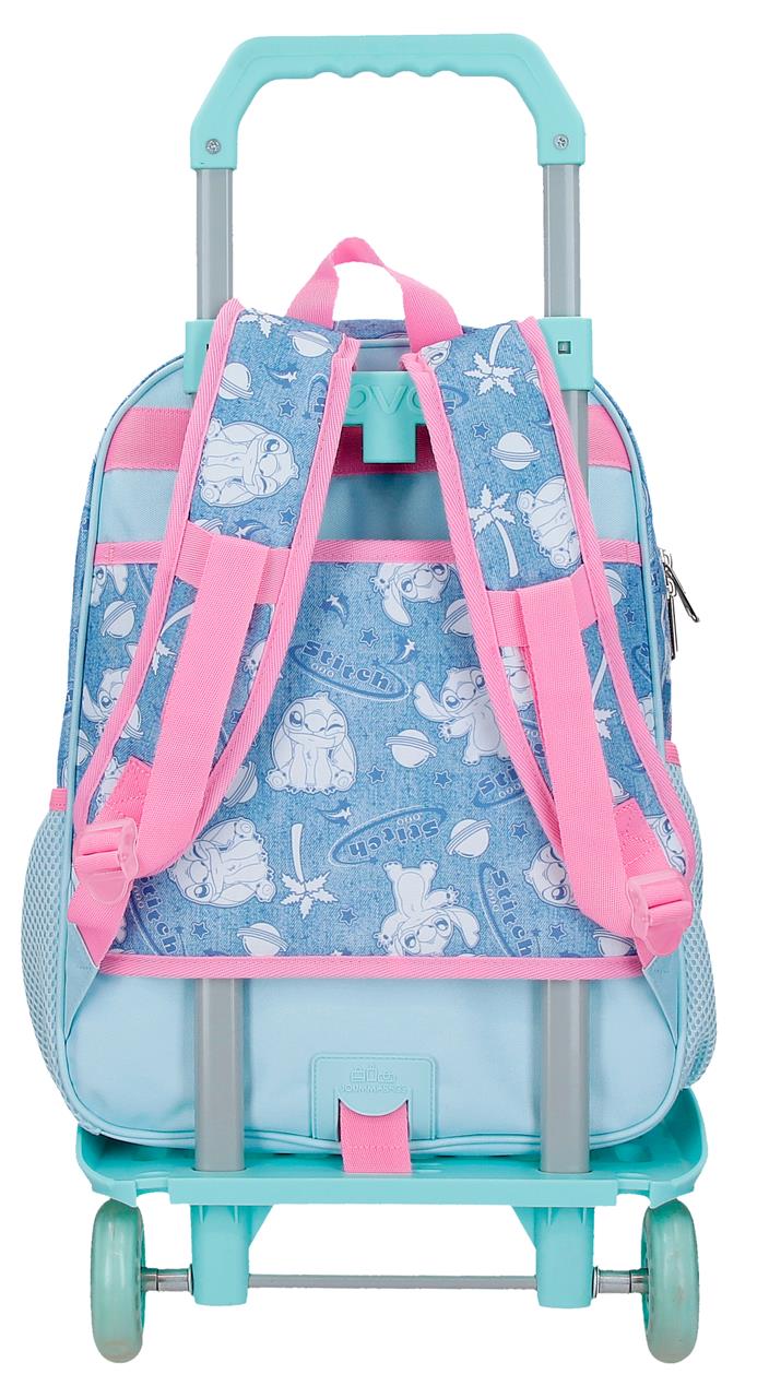 32923V1 MOCHILA ADAP. 38CM. C/CARRO. STITCH HEARTS - Image 2