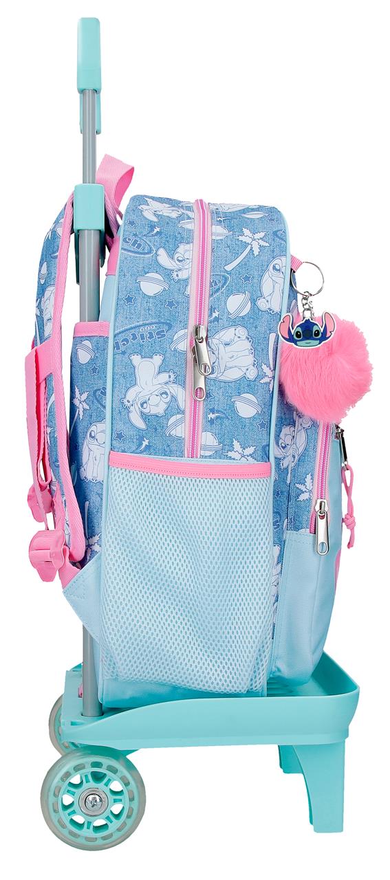 32923V1 MOCHILA ADAP. 38CM. C/CARRO. STITCH HEARTS - Image 6