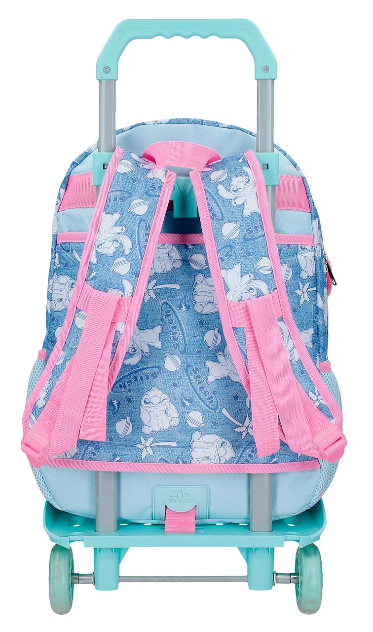 32924V1 MOCHILA ADAP. 44CM 2C. C/CARRO. STITCH HEARTS - Image 2
