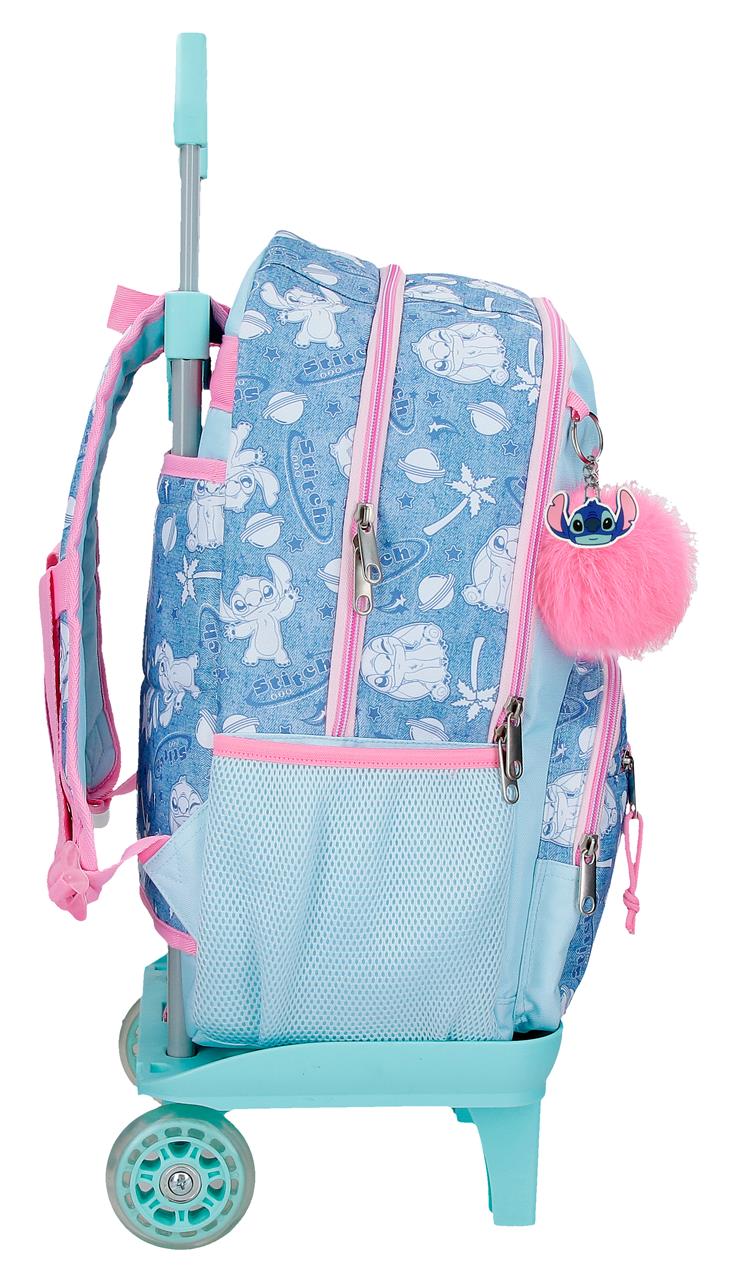32924V1 MOCHILA ADAP. 44CM 2C. C/CARRO. STITCH HEARTS - Image 6