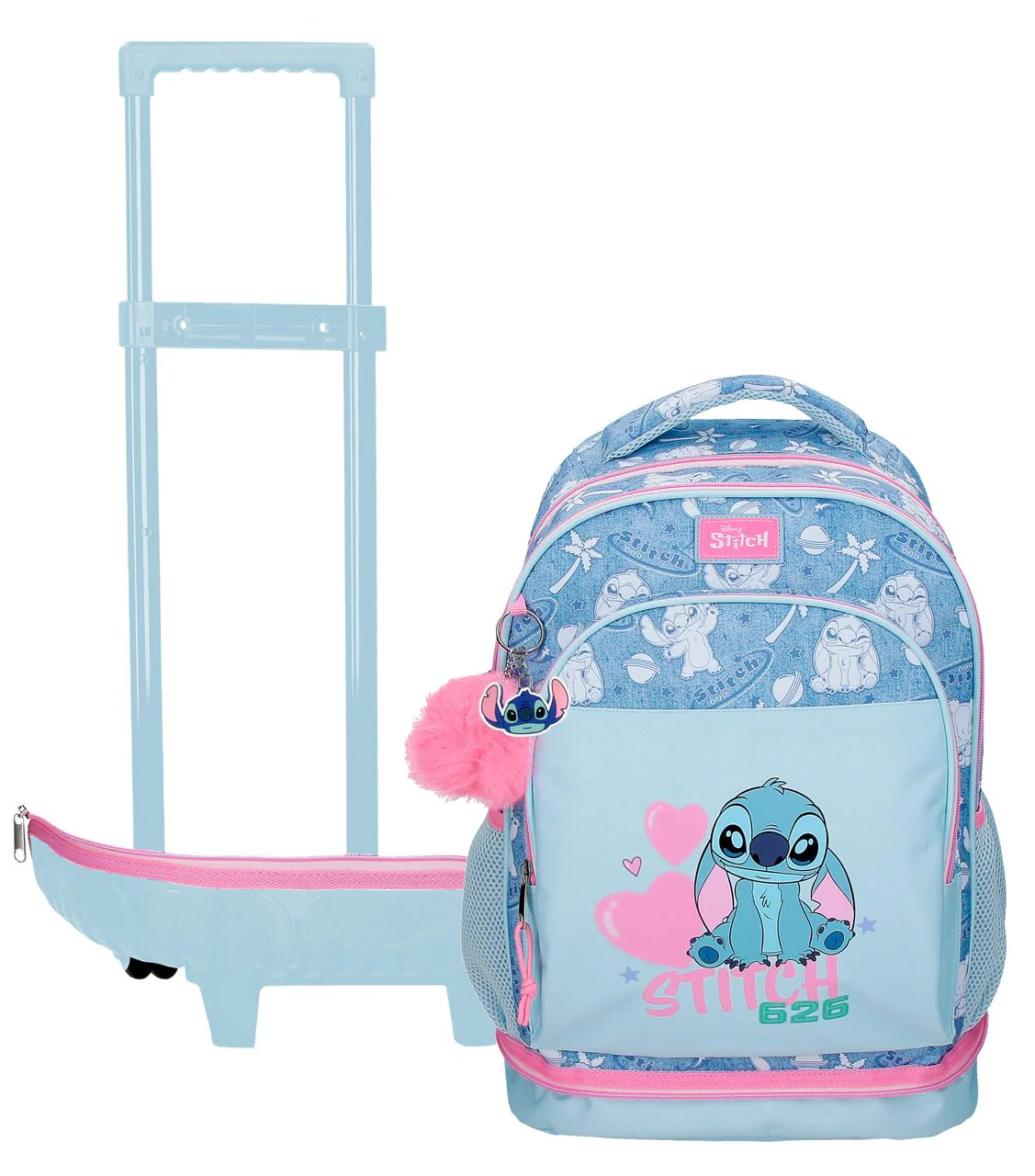 3292941 MOCHILA COMPACT DESM. 2R. STITCH HEARTS - Image 4