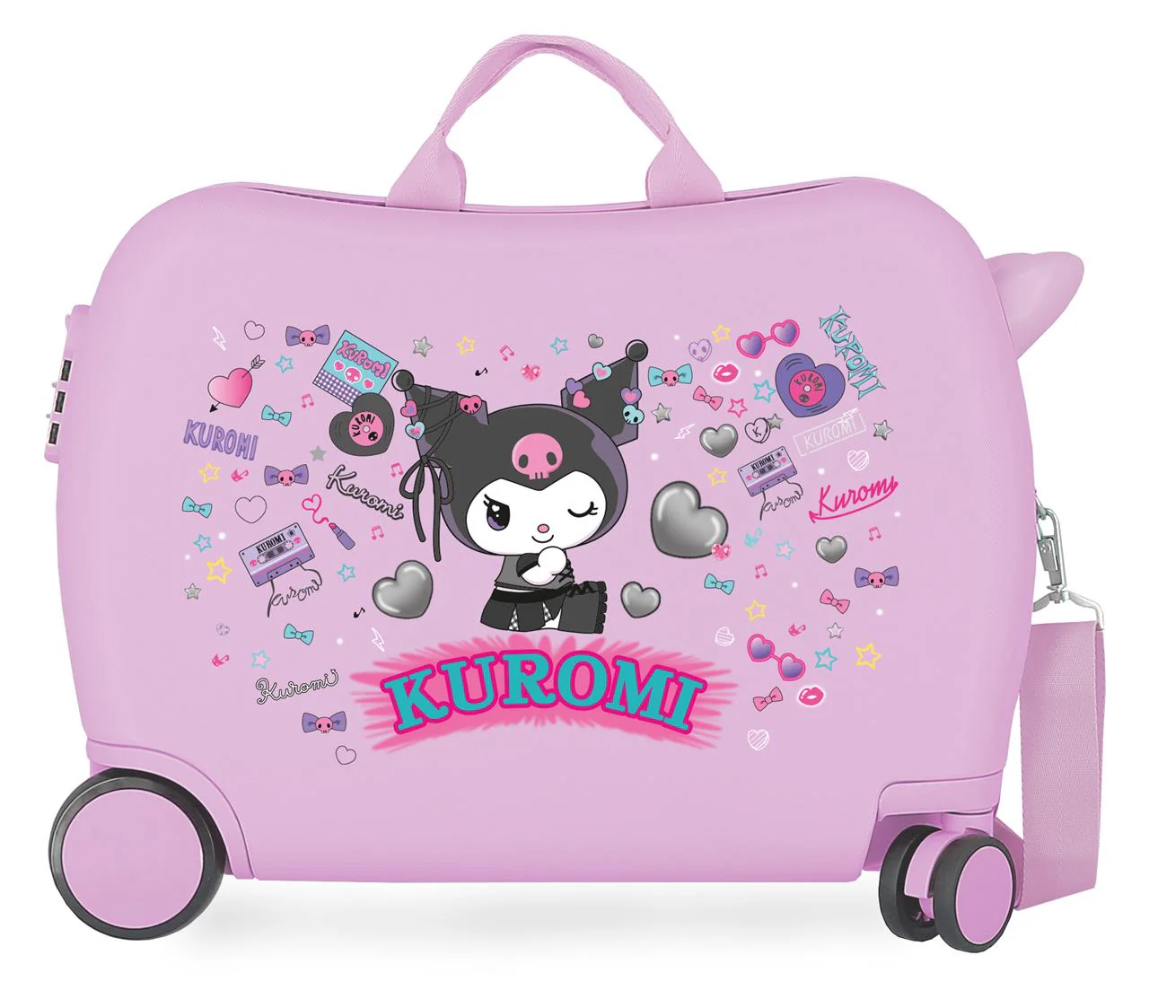 3469841 MALETA INF.ABS 4R.(2 MULTI.) 50CM. KUROMI RETRO POP