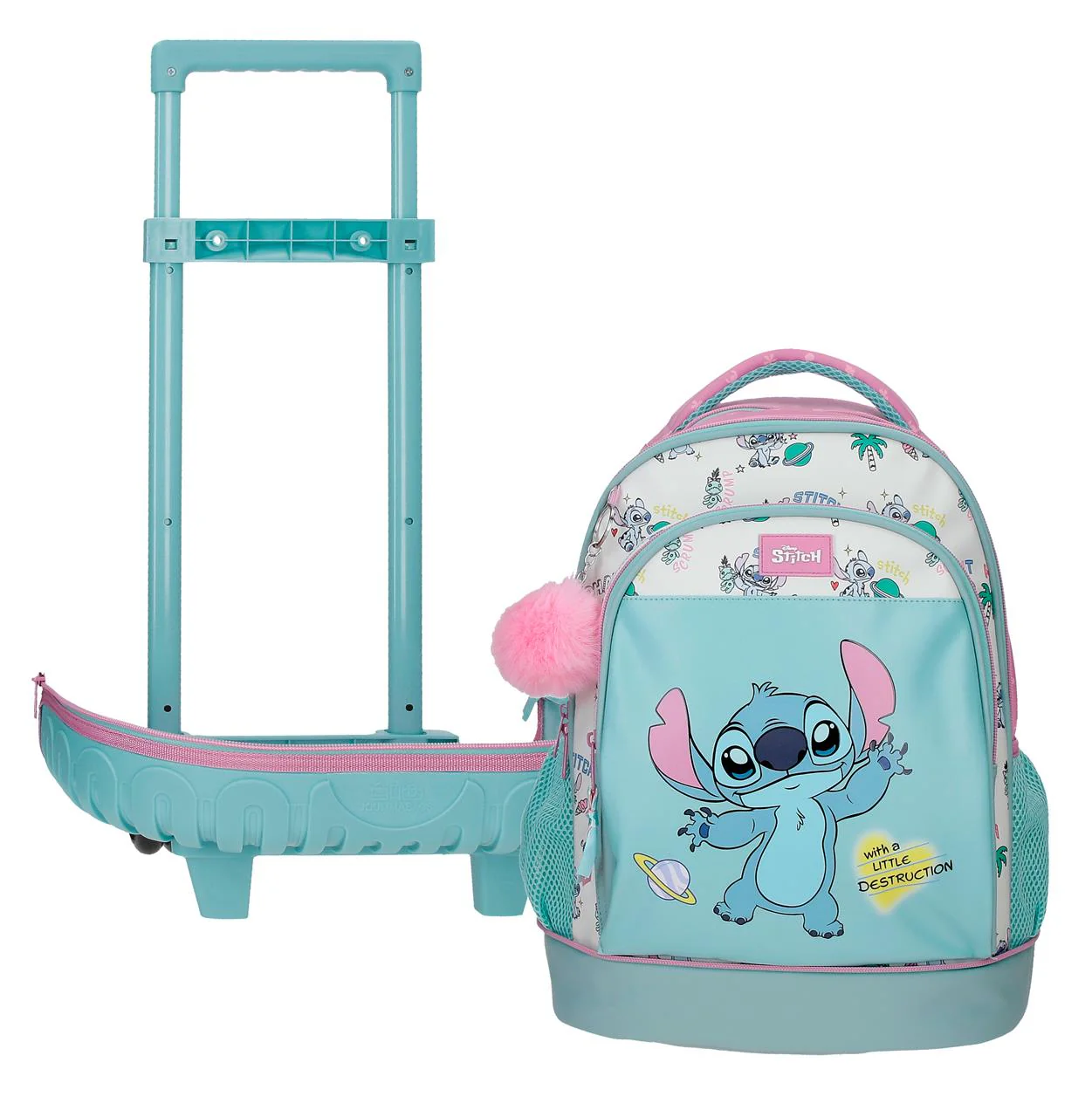 3472941 MOCHILA COMPACT DESM. 2R. STITCH LITTLE DESTRUCTION - Image 2