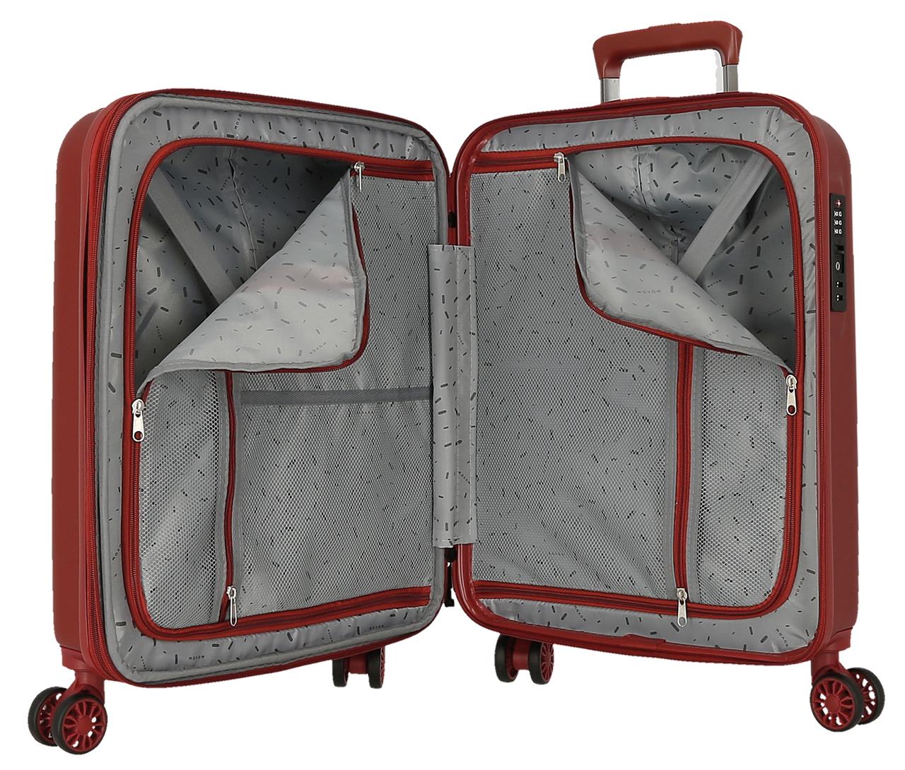3488944 SET/2 TROLLEY ABS 55-65CM.4R.C/EXP. IRONMAN ROJO - Image 4