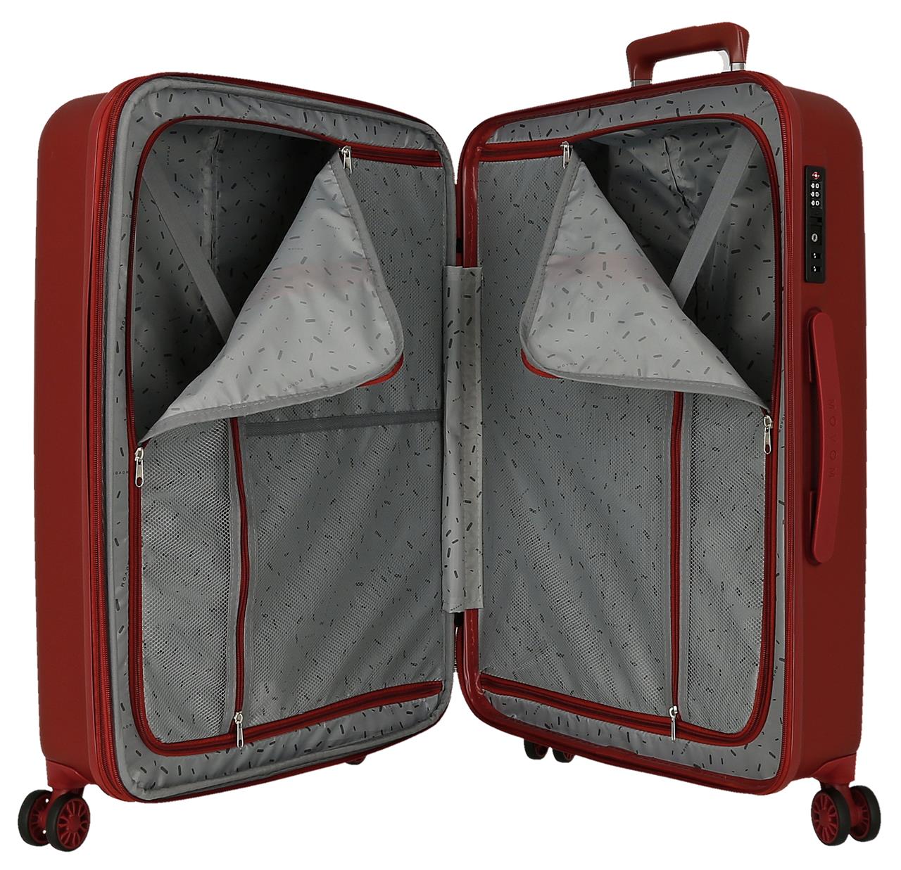 3489244 TROLLEY ABS 68CM. C/EXP. 4R. IRONMAN ROJO - Image 3