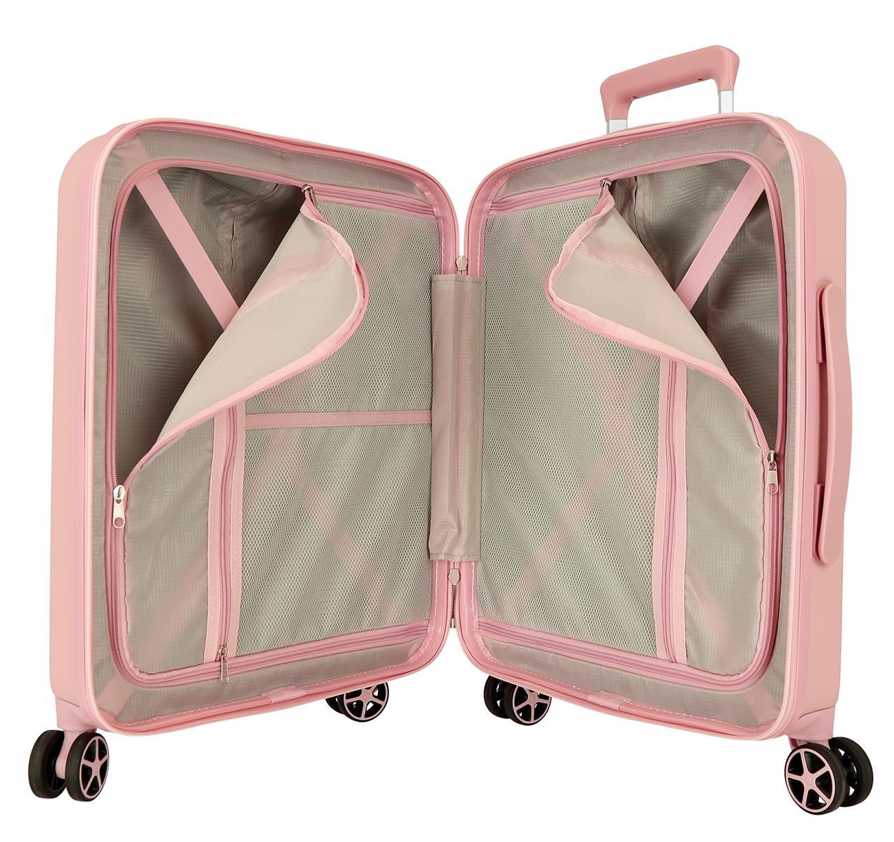 3739724 SET/2 TROLLEY ABS 55-70CM.4R.MINNIE HEART NUDE - Image 5