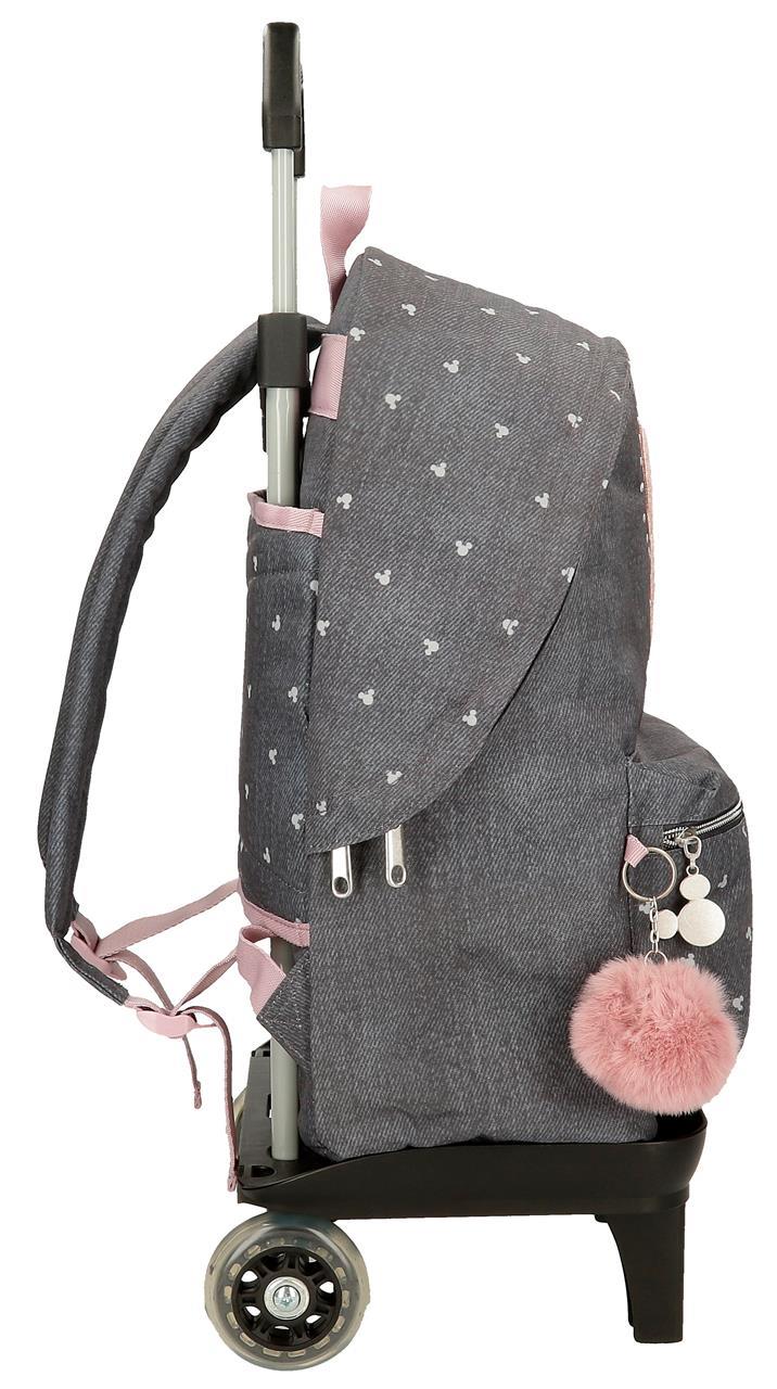 38223T1 MOCHILA ADAP. 44CM. C/CARRO. MICKEY STUDS - Image 2