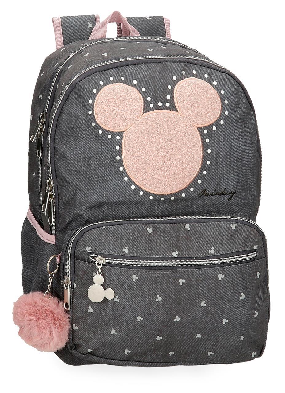 3822721 MOCHILA 44CM 2C. MICKEY STUDS