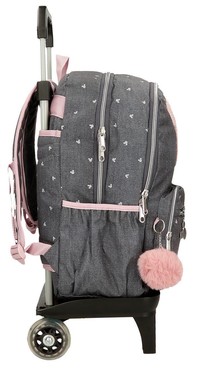 38227T1 MOCHILA ADAP. 44CM. C/CARRO. MICKEY STUDS - Image 2