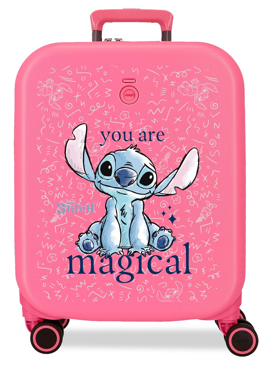 3858625 TROLLEY ABS 55CM.C/EXP. 4R STITCH YOU ARE MAGICAL FU