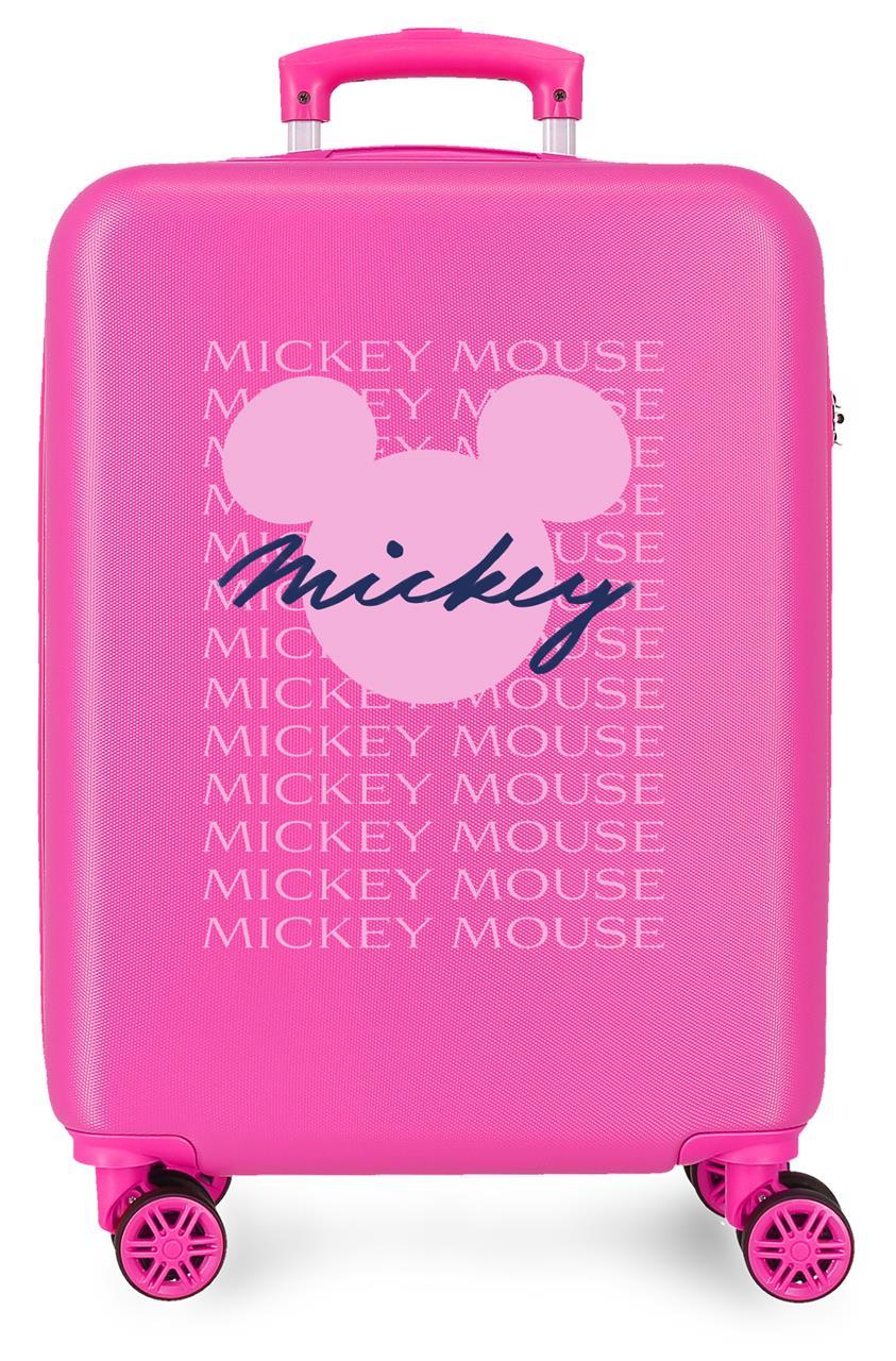4011142 TROLLEY ABS 55CM.4R. HAVE A GOOD TIME MICKEY SIGNATU