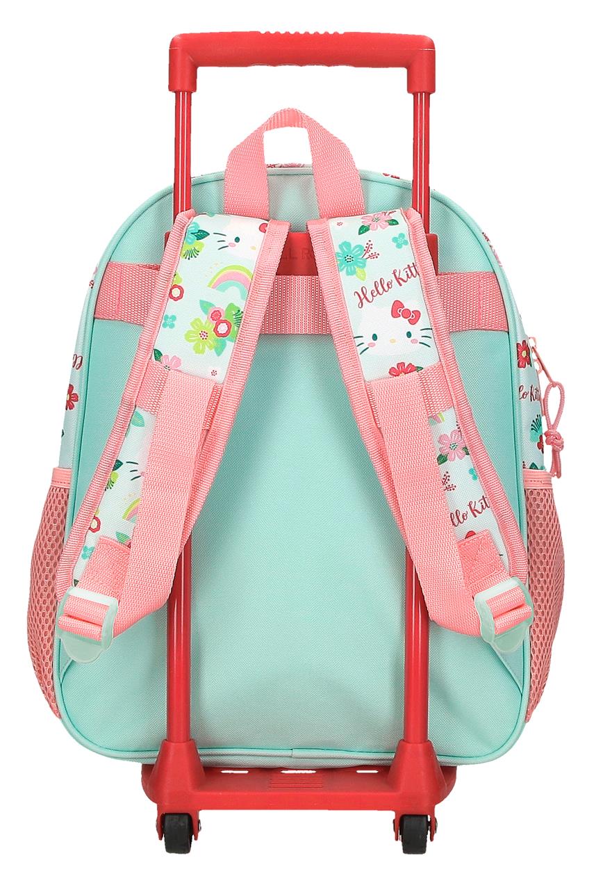 41222V1 MOCHILA ADAP. 33CM. C/CARRO. FLORAL KITTY - Image 3
