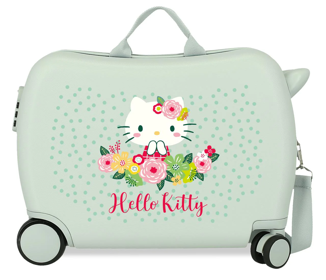 4129811 MALETA INF.ABS 4R.(2 MULTI.) 50CM. FLORAL KITTY MENT - Image 2