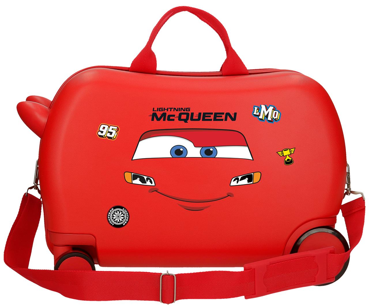 4211011 MALETA INF.ABS 4R.(2 MULTI.) 45CM. CARS MCQUEEN RED - Image 2