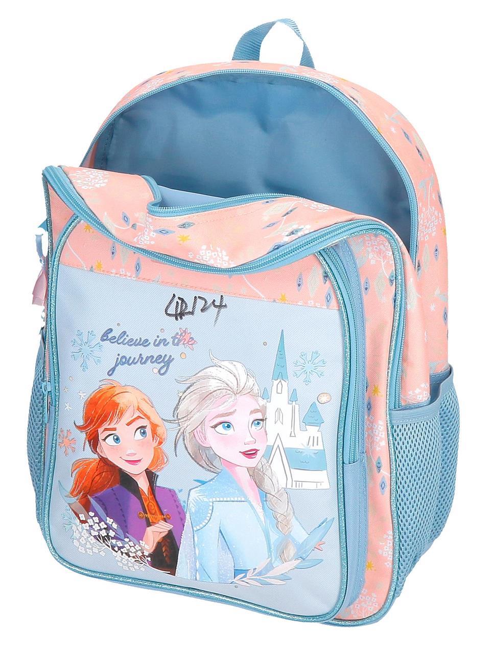 42124T1 MOCHILA ADAP. 40CM 2C. C/CARRO. FROZEN BELIEVE IN TH - Image 2