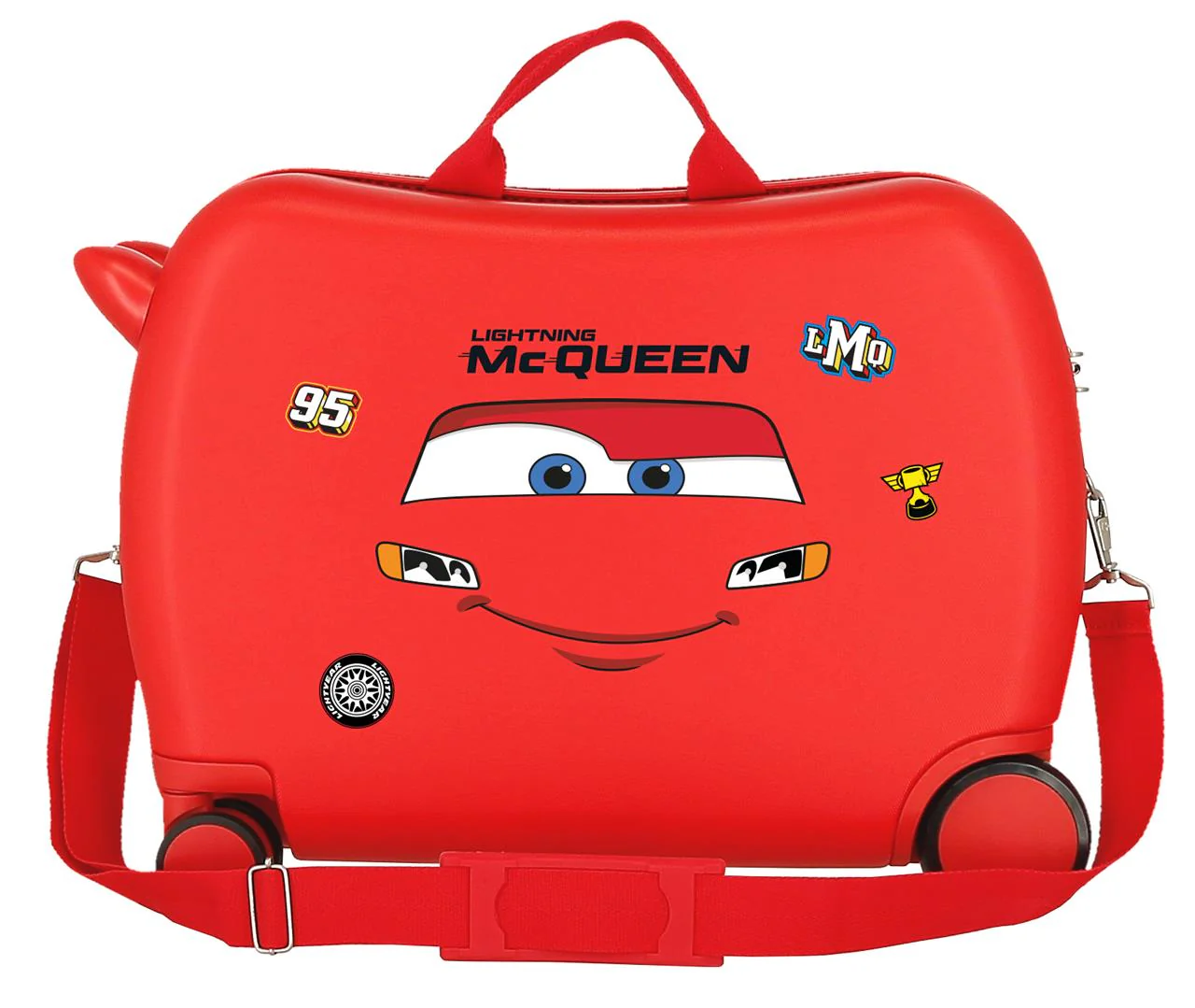 4219811 MALETA INF.ABS 4R.(2 MULTI.) 50CM. CARS MC QUEEN RED - Image 3