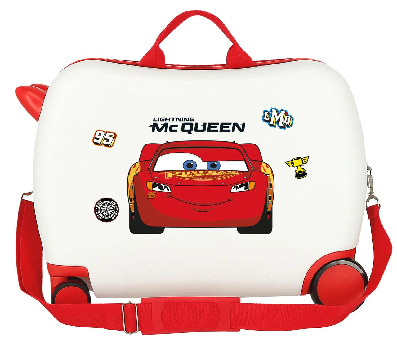 4219812 MALETA INF.ABS 4R.(2 MULTI.) 50CM. CARS MC QUEEN BLA - Image 2