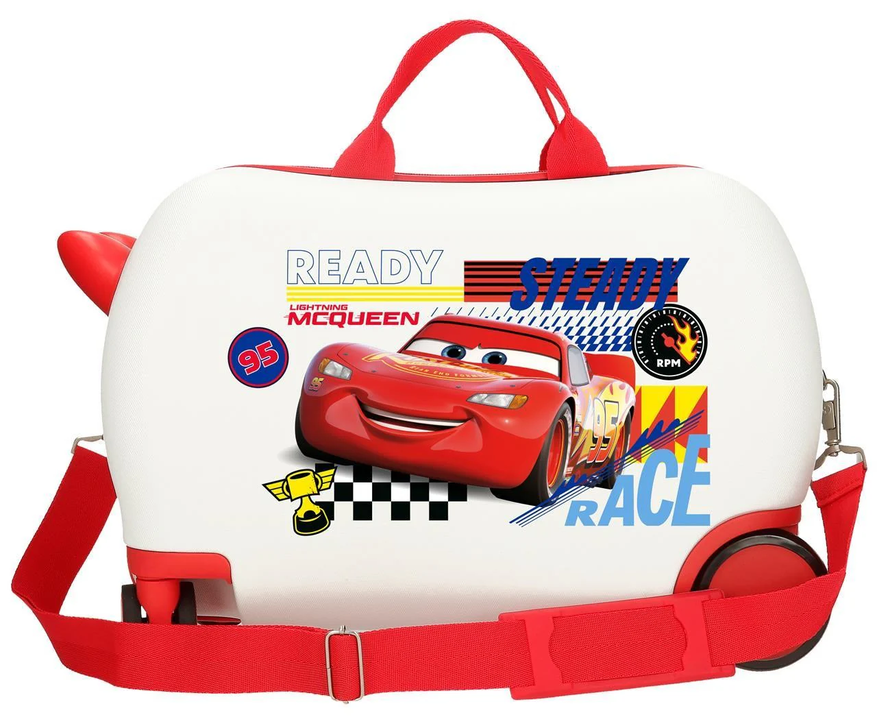 4241042 MALETA INF.ABS 4R.(2 MULTI.) 45CM. CARS LETS RACE - Image 3