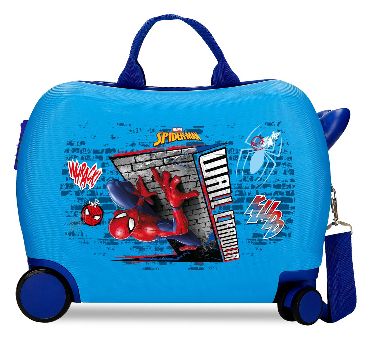 4279811 MALETA INF.ABS 4R.(2 MULTI.) 50CM. SPIDERMAN WALL CR - Image 2