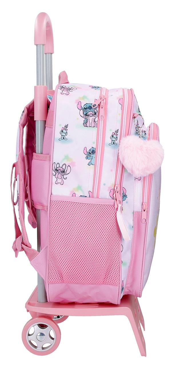 43524V1 MOCHILA ADAP. 40CM 2C. C/CARRO STITCH YOU & ME - Image 4