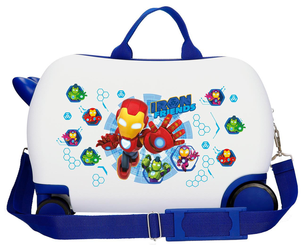 4371012 MALETA INF.ABS 4R.(2 MULTI.) 45CM. IRON FRIENDS BLAN - Image 2