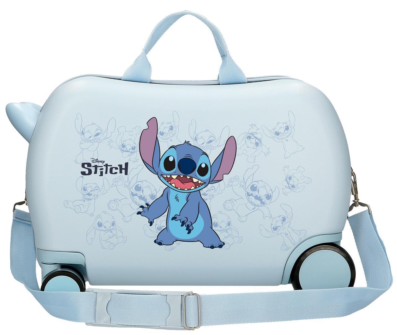 4381041 MALETA INF.ABS 4R.(2 MULTI.) 45CM. HAPPY STITCH AZUL - Image 3