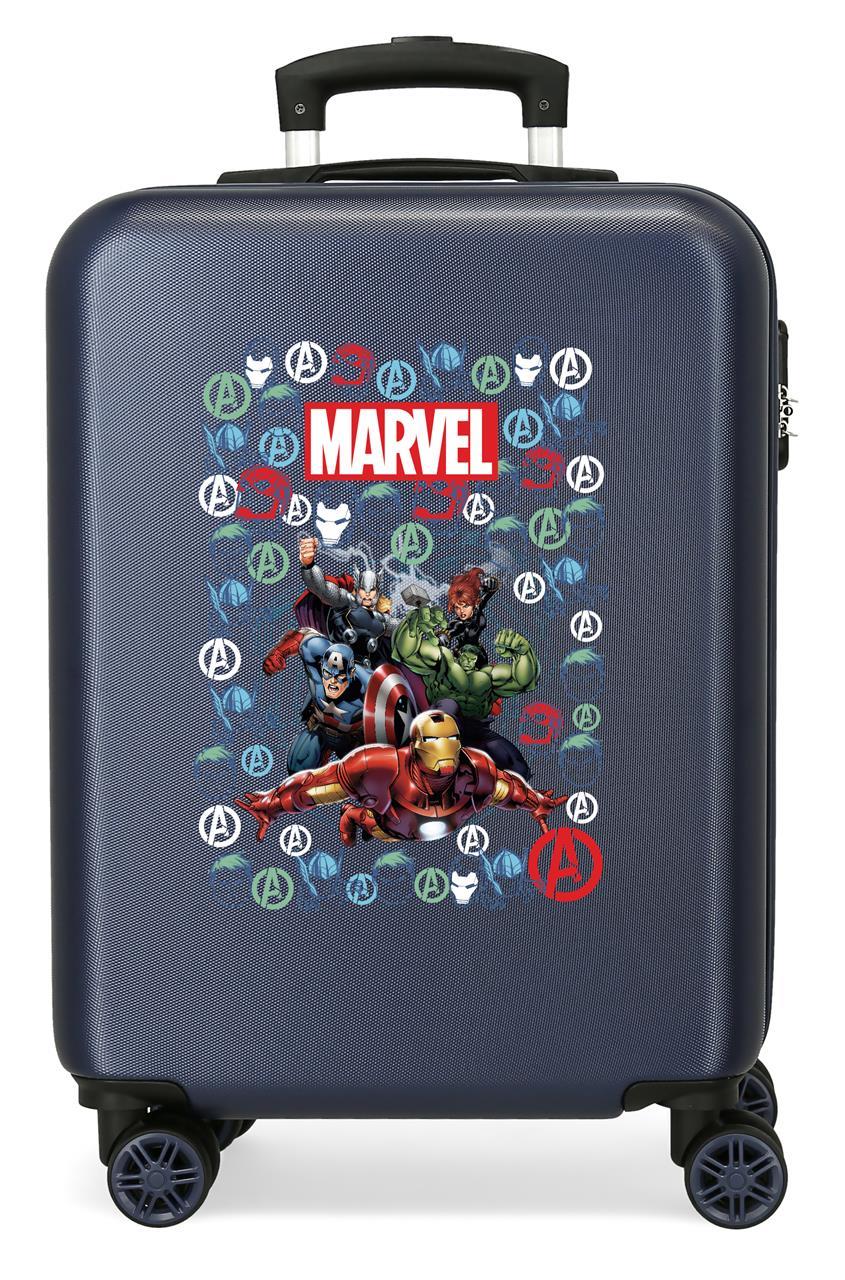 4431721 TROLLEY ABS 55CM. 4R. AVENGERS TEAM MARINO