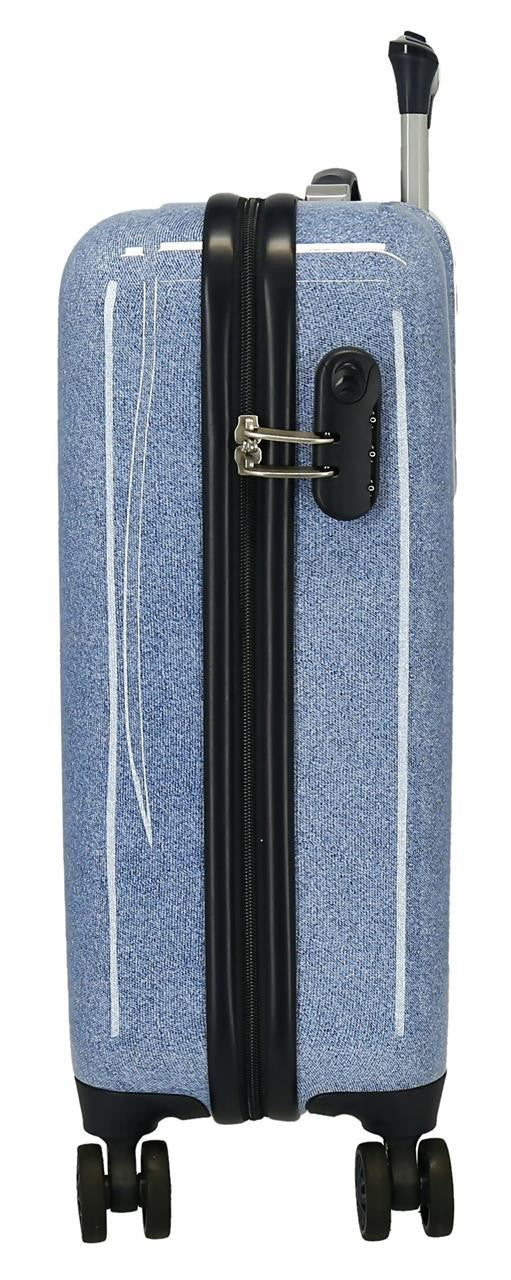 4611721 TROLLEY ABS 55CM.4R. SPIDERMAN DENIM - Image 2