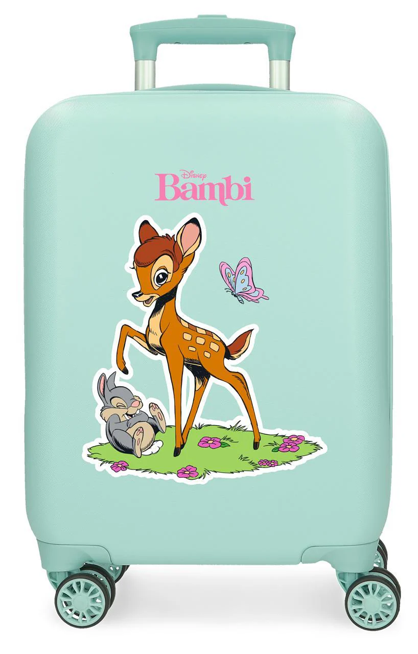 4751328 TROLLEY ABS 50 CM.4R BAMBI TURQUESA