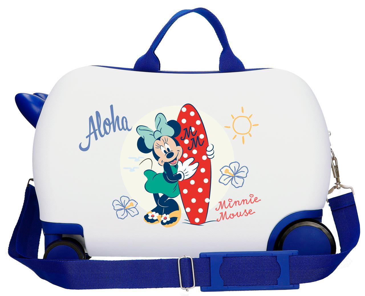4771044 MALETA INF.ABS 4R.(2 MULTI.) 45CM. MINNIE ALOHA BLAN - Image 3