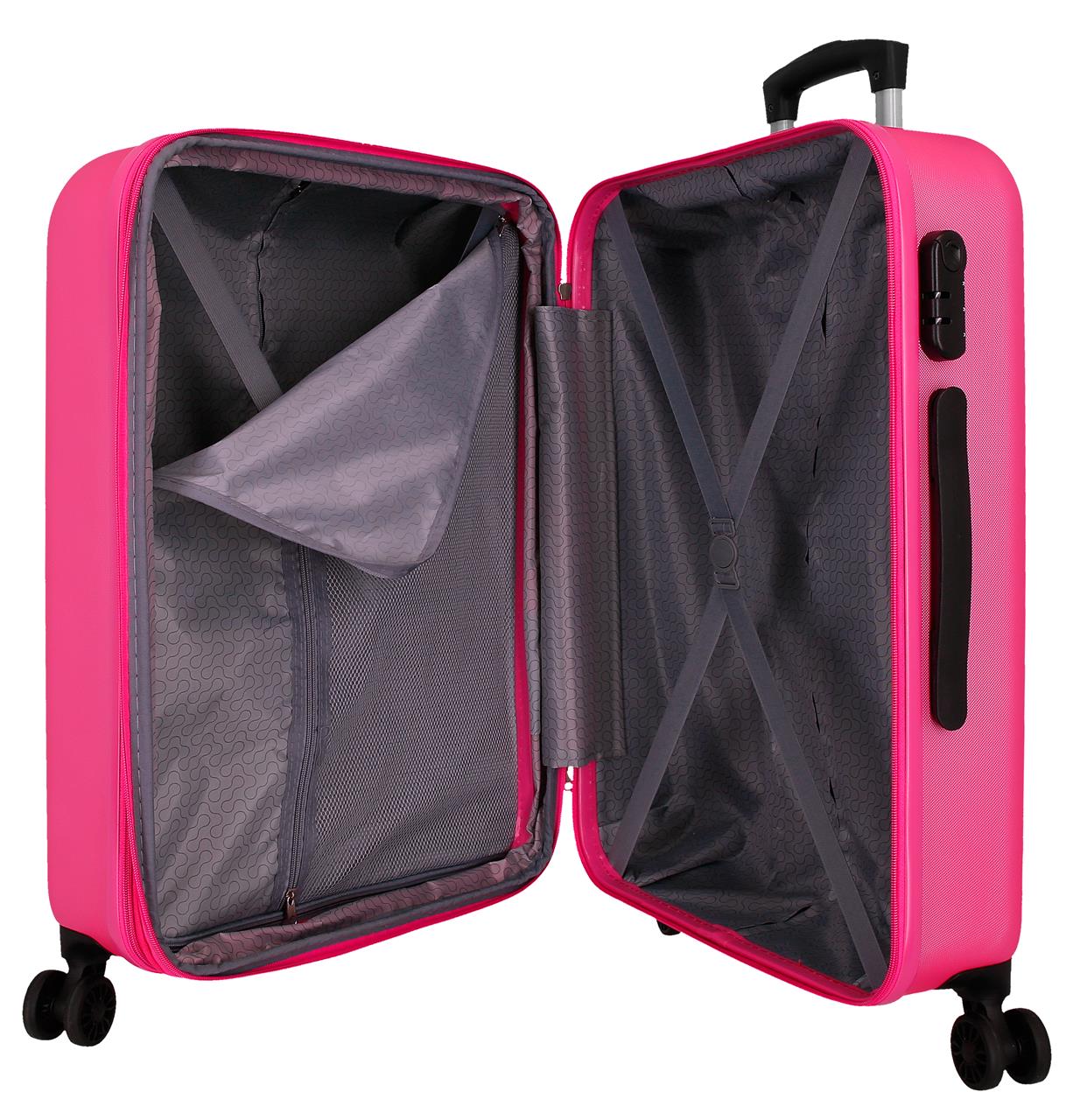 506932E TROLLEY ABS 75CM. C/EXP. 4R. RR CAMBOYA ROSA CLARO - Image 5