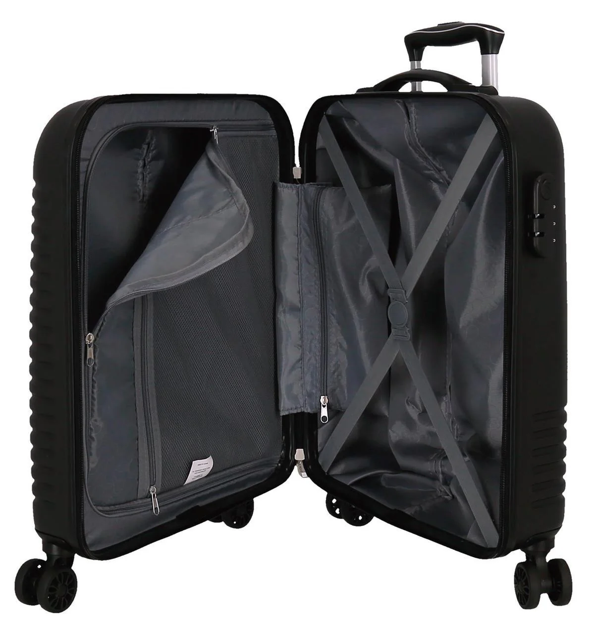 5089121 TROLLEY ABS 55CM.4R.INDIA NEGRO - Image 3