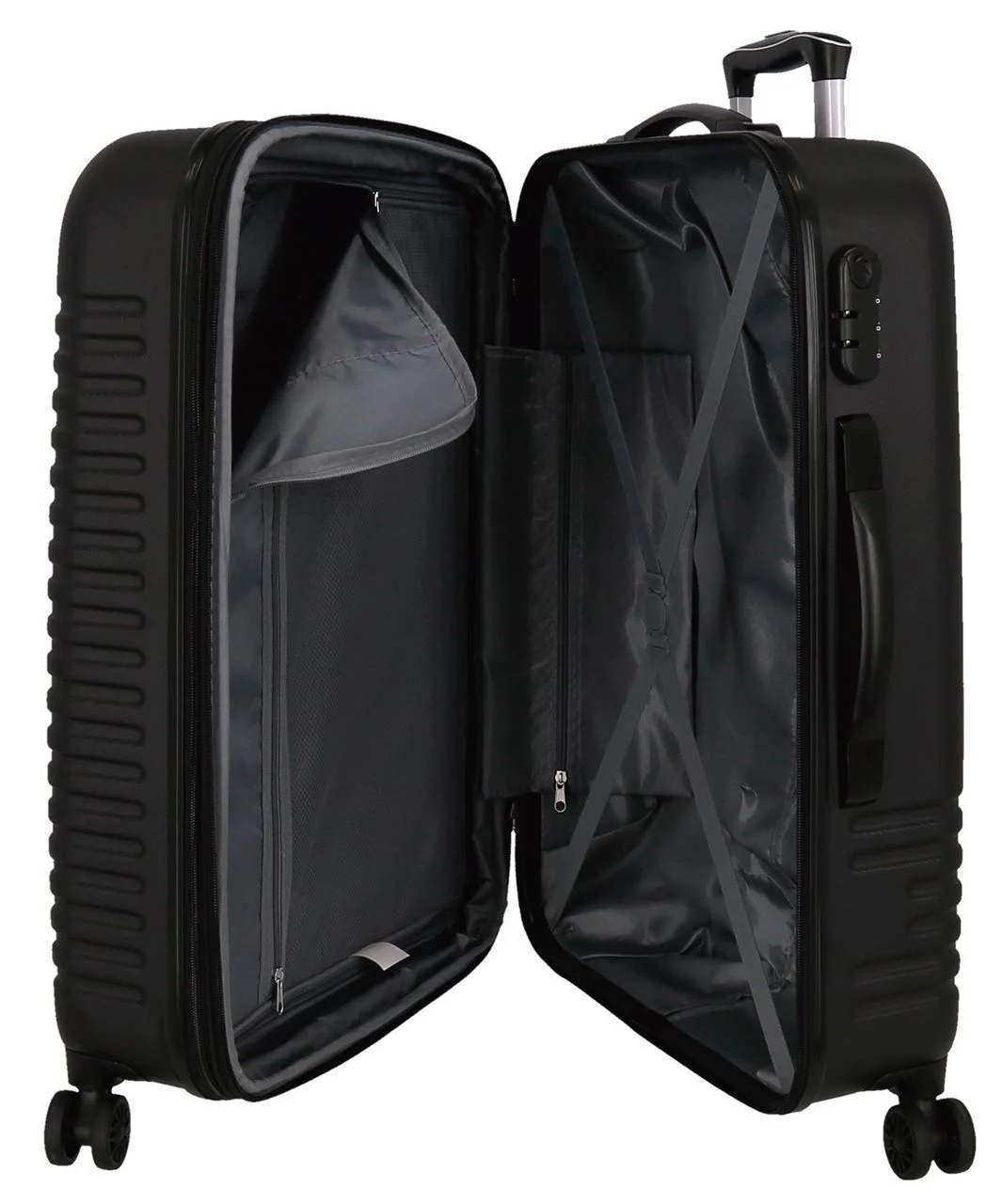 5089321 TROLLEY ABS 80CM,4R, C/ EXP, INDIA NEGRO - Image 3